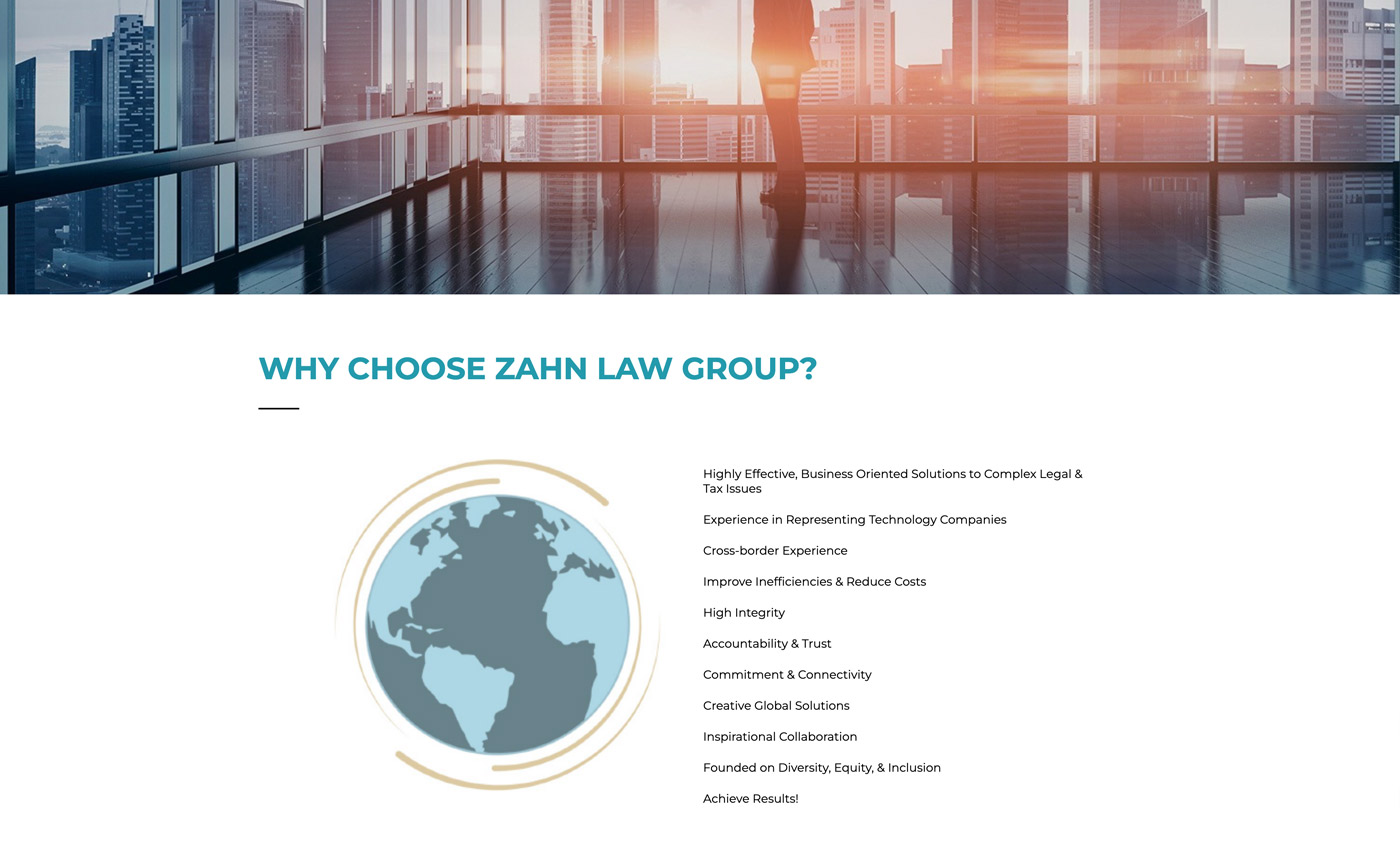 law firm, legal team, Zahn Law Group 1
