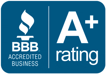 BBB Accredited A plus rating