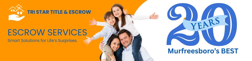 Tri Star Title and Escrow escrow services banner