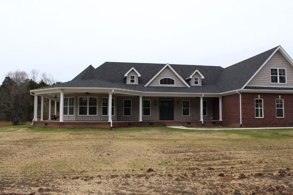 Custom residential home by Wright Construction