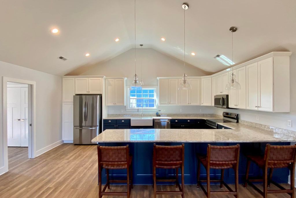 Custom kitchen by Wright Construction