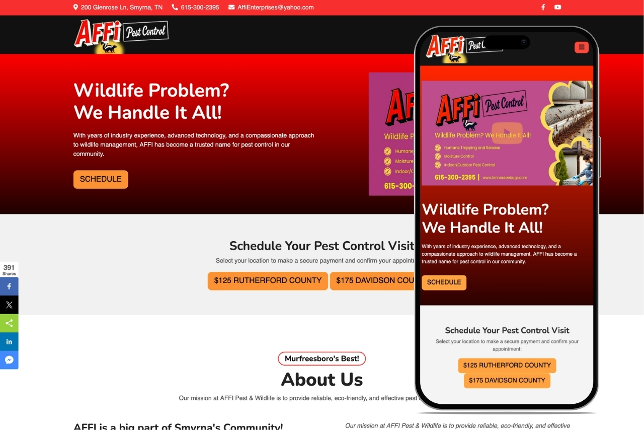 AFFI Pest Controll preview