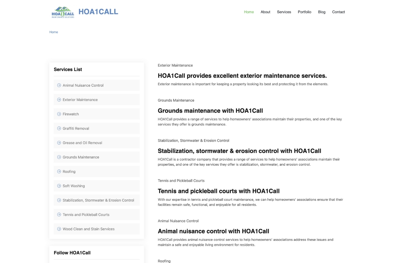 HOA 1 Call gallery image