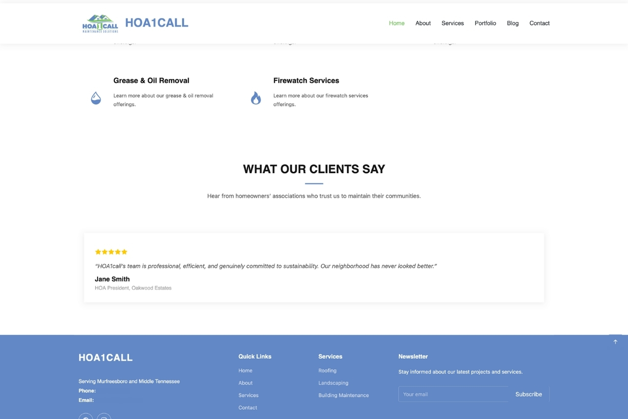 HOA 1 Call gallery image